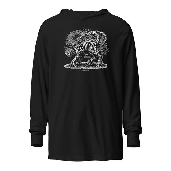 CAT ROOTS (W6) - Unisex Hooded long-sleeve tee