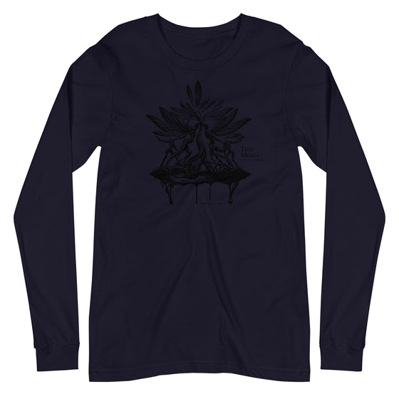 DRAGONFLY ROOTS (B1) - Unisex Long Sleeve Tee