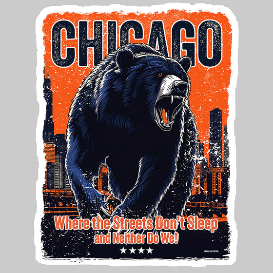 [CITYFAN] CHICAGO 1 (Unisex Premium Sweatshirt) - [ORBAN COLLECTION]