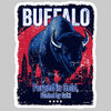 [CITYFAN] BUFFALO 3 (Unisex Premium Sweatshirt) - [ORBAN COLLECTION]