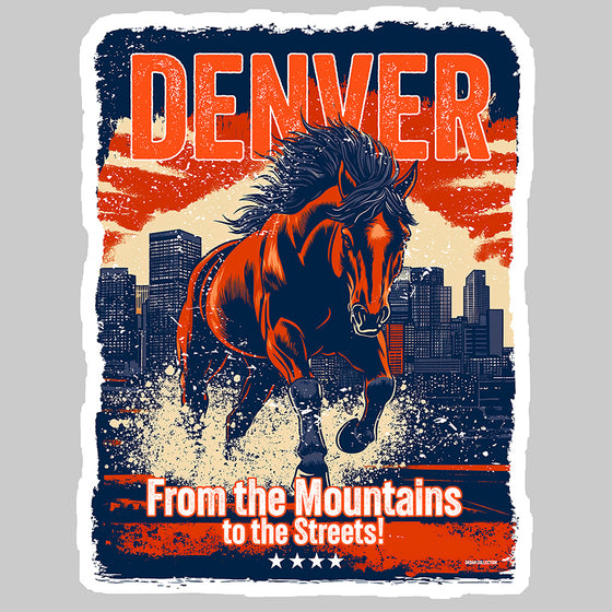 [CITYFAN] DENVER 1 (Unisex Premium Sweatshirt) - [ORBAN COLLECTION]