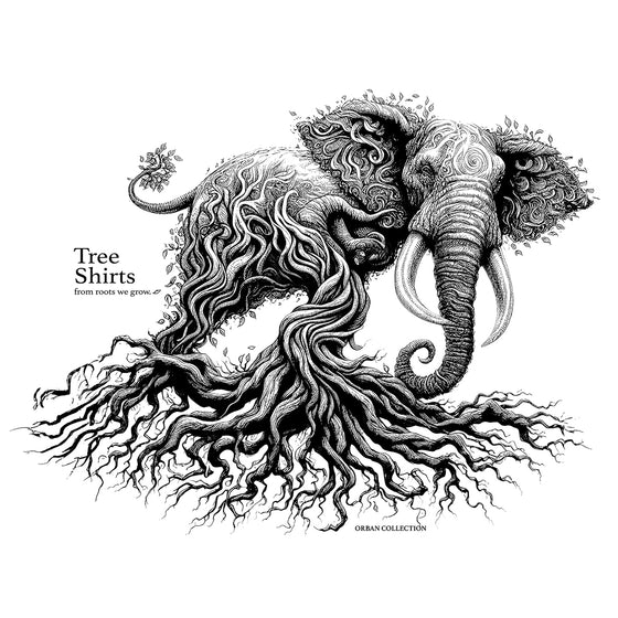 [TREESHIRTS] ELEPHANT 1B (Unisex Long Sleeve Tee)