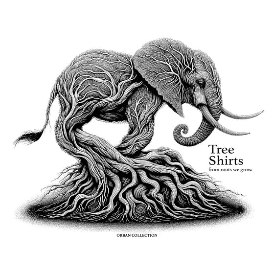 [TREESHIRTS] ELEPHANT 3B (Unisex Long Sleeve Tee)