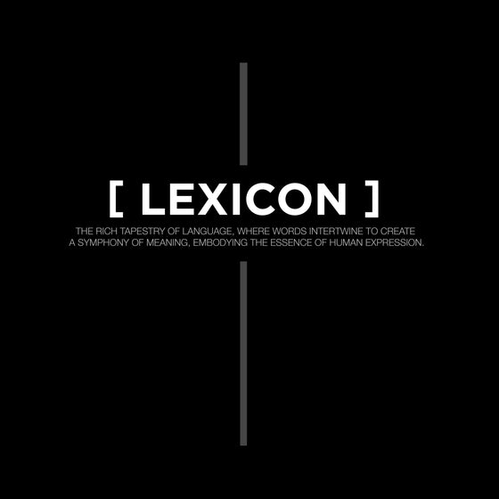 [CROSSWORDS] LEXICON (Unisex Hoodie)