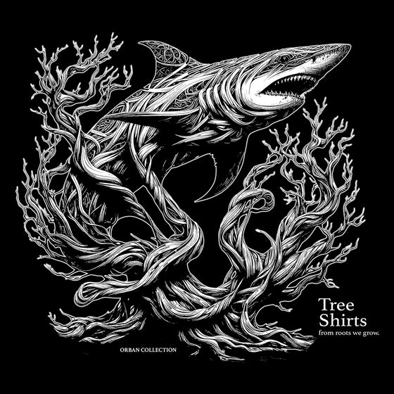 [TREESHIRTS] SHARK 6W (Unisex Hoodie)