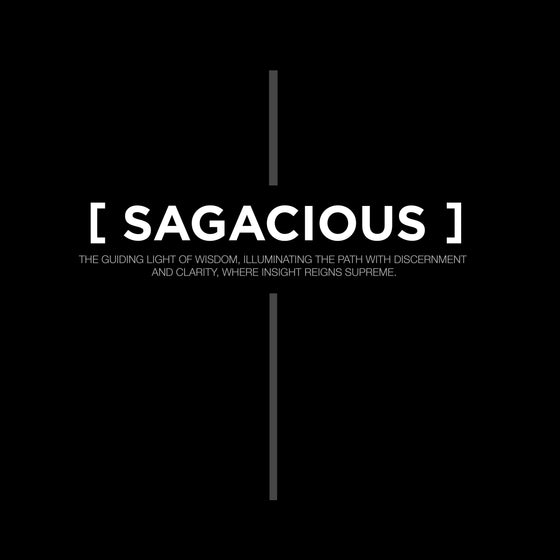 [CROSSWORDS] SAGACIOUS (Unisex Hoodie)