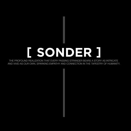 [CROSSWORDS] SONDER (Unisex t-shirt)