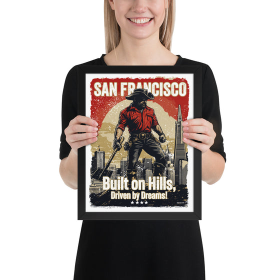 [CITYFAN] SAN FRANCISCO 5 (Framed Print)