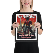  [CITYFAN] SAN FRANCISCO 4 (Framed Print)