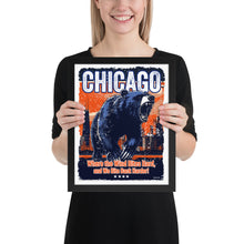  [CITYFAN] CHICAGO 4 (Framed Print)