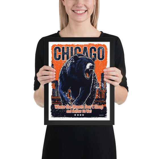 [CITYFAN] CHICAGO 1 (Framed Print)