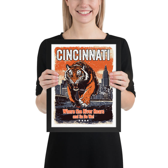 [CITYFAN] CINCINNATI 3 (Framed Print)