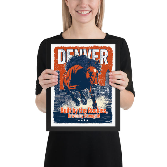 [CITYFAN] DENVER 2 (Framed Print)