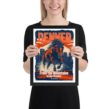  [CITYFAN] DENVER 1 (Framed Print)