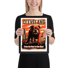  [CITYFAN] CLEVELAND 3 (Framed Print)