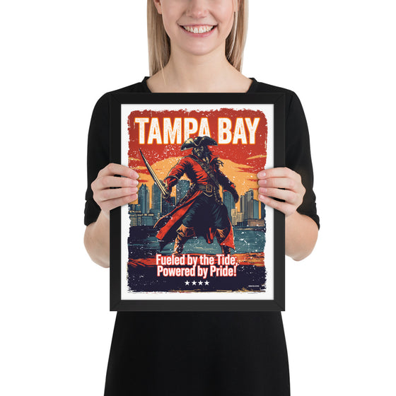 [CITYFAN] TAMPA BAY 1 (Framed Print)