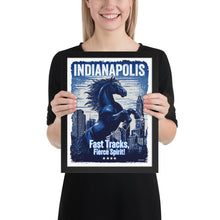  [CITYFAN] INDIANAPOLIS 3 (Framed Print)