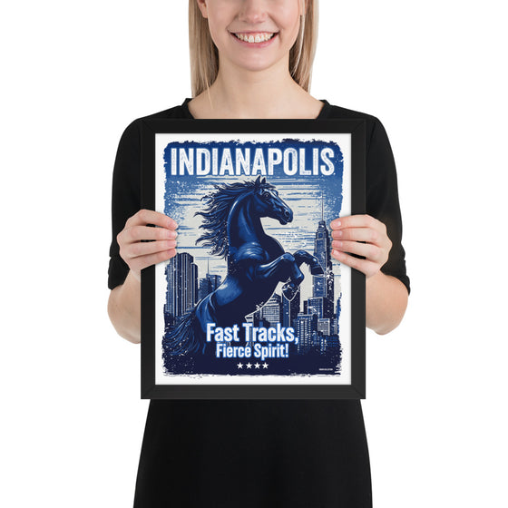 [CITYFAN] INDIANAPOLIS 3 (Framed Print)