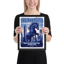  [CITYFAN] INDIANAPOLIS 2 (Framed Print)