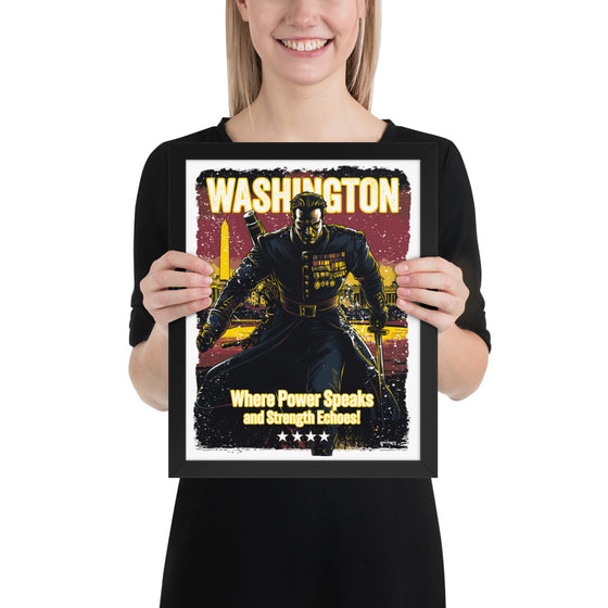 [CITYFAN] WASHINGTON 1 (Framed Print)