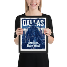  [CITYFAN] DALLAS 1 (Framed Print)