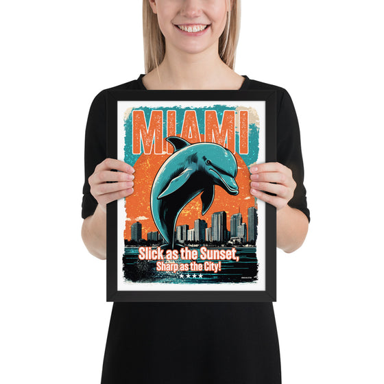 [CITYFAN] MIAMI 3 (Framed Print)