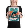 [CITYFAN] MIAMI 2 (Framed Print)