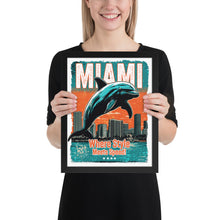  [CITYFAN] MIAMI 1 (Framed Print)