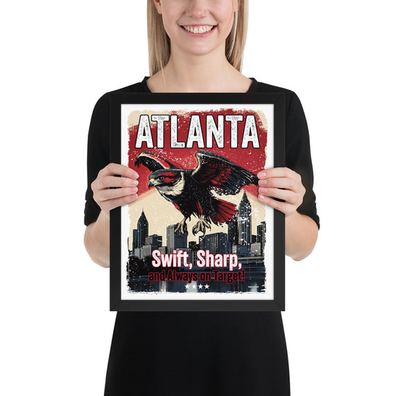 [CITYFAN] ATLANTA 1 (Framed Print)