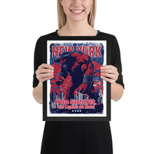  [CITYFAN] NEW YORK 2 (Framed Print)