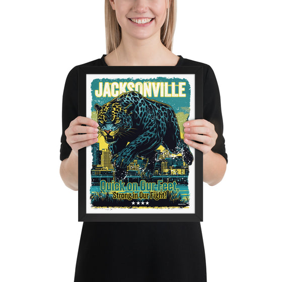 [CITYFAN] JACKSONVILLE 1 (Framed Print)