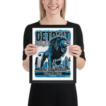  [CITYFAN] DETROIT 3 (Framed Print)