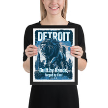  [CITYFAN] DETROIT 1 (Framed Print)