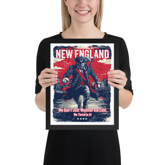 [CITYFAN] NEW ENGLAND 1 (Framed Print)