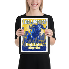  [CITYFAN] LOS ANGELES 2 (Framed Print)