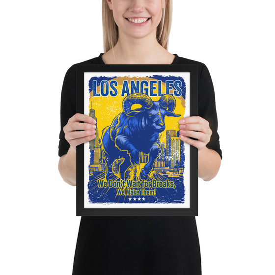 [CITYFAN] LOS ANGELES 1 (Framed Print)