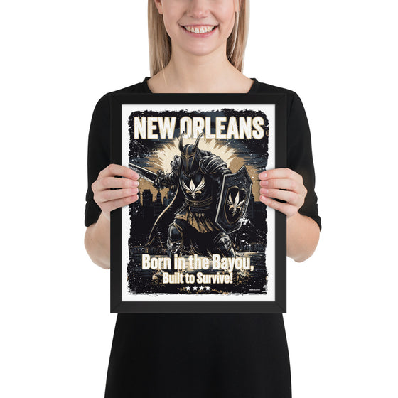 [CITYFAN] NEW ORLEANS 4 (Framed Print)