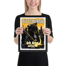  [CITYFAN] PITTSBURGH 3 (Framed Print)