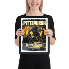  [CITYFAN] PITTSBURGH 1 (Framed Print)