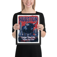  [CITYFAN] HOUSTON 3 (Framed Print)