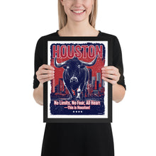  [CITYFAN] HOUSTON 1 (Framed Print)