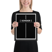  [CROSSWORDS] SONDER (Framed Print)