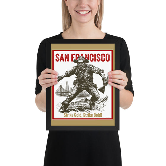 [CITYFAN] SAN FRANCISCO 02 (Framed Print)