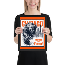  [CITYFAN] CHICAGO 01 (Framed Print)