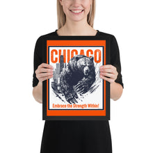  [CITYFAN] CHICAGO 03 (Framed Print)