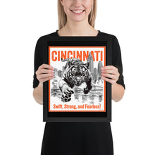  [CITYFAN] CINCINNATI 01 (Framed Print)