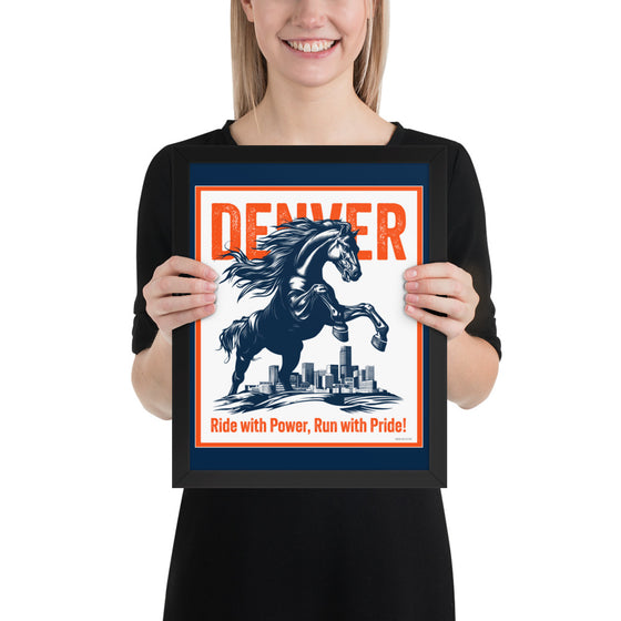 [CITYFAN] DENVER 01 (Framed Print)