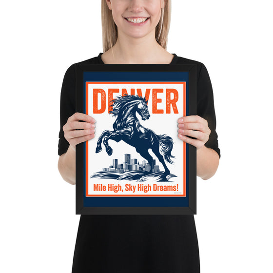 [CITYFAN] DENVER 02 (Framed Print)