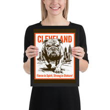  [CITYFAN] CLEVELAND 02 (Framed Print)