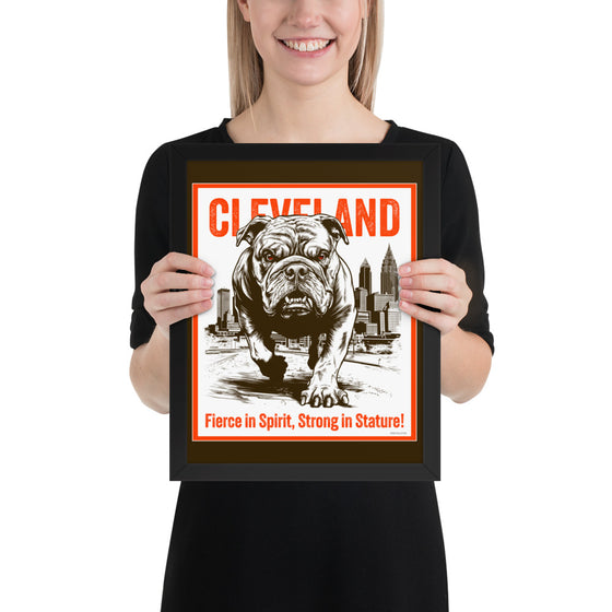 [CITYFAN] CLEVELAND 02 (Framed Print)